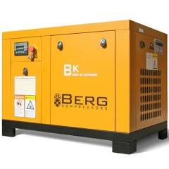 Промышленный винтовой компрессор BERG ВК-7,5Р-E/10 бар с ременным частотно-регулируемым приводом