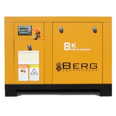 Промышленный винтовой компрессор BERG ВК-5,5Р-E/10 бар с ременным частотно-регулируемым приводом
