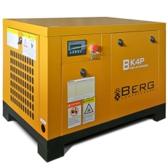 Промышленный винтовой компрессор BERG ВК-4Р-E/7 бар с ременным частотно-регулируемым приводом